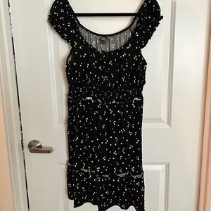 Black and White Floral Dress. Size L.